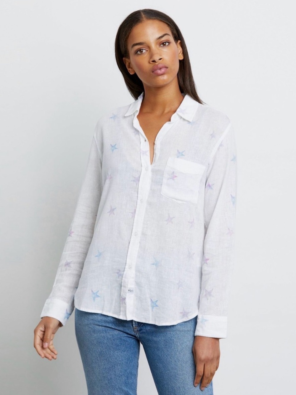 MSRP $168 Rails Charli Tie Dye Stars Button Down